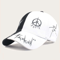 Gorro béisbol de color B/N con Estampado Unitalla